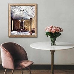 «The State Dining Room, No 10 Downing Street» в интерьере в классическом стиле над креслом