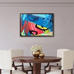 «abstract 31» в интерьере столовой в классическом стиле