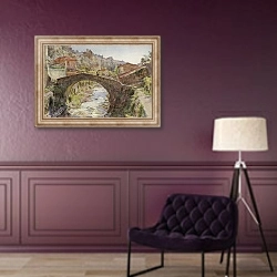 «La Rocca, San Remo» в интерьере в классическом стиле в фиолетовых тонах