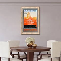 «Washington DC» в интерьере столовой в классическом стиле