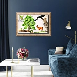 «The Beech Tree» в интерьере в классическом стиле в синих тонах