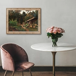 «Stuga vid skogsbryn» в интерьере в классическом стиле над креслом
