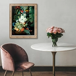 «Fruits and Flowers» в интерьере в классическом стиле над креслом