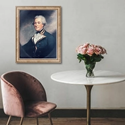 «Sir Andrew Hamond, Bt.» в интерьере в классическом стиле над креслом