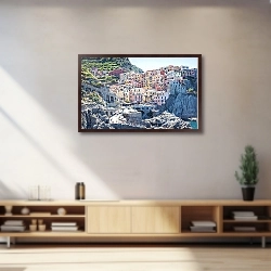 «Италия, Чинкве Терре. Панорамный вид на Манаролу 2» в интерьере 