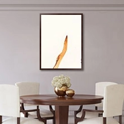 «Irises in blossom» в интерьере столовой в классическом стиле