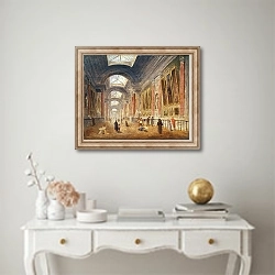«The Grande Galerie of the Louvre» в интерьере в классическом стиле над столом