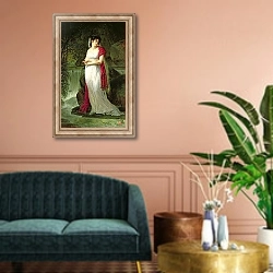 «Christine Boyer» в интерьере классической гостиной над диваном