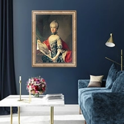 «Archduchess Maria Carolina» в интерьере в классическом стиле в синих тонах