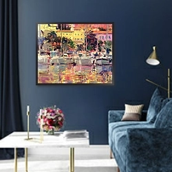 «Golden Harbour Vista» в интерьере в классическом стиле в синих тонах