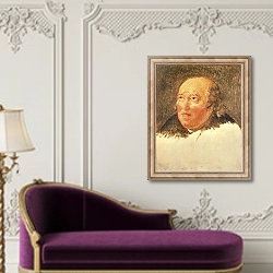 «Portrait of Michel Gerard» в интерьере в классическом стиле над банкеткой