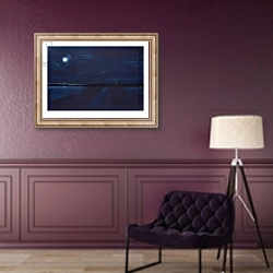 «Edgartown Light» в интерьере в классическом стиле в фиолетовых тонах