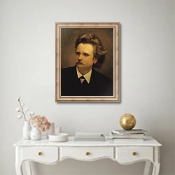 «Edvard Hagerup Grieg» в интерьере в классическом стиле над столом