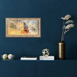 «Spring, 1900» в интерьере в классическом стиле в синих тонах
