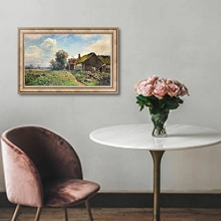 «Billingestugan» в интерьере в классическом стиле над креслом
