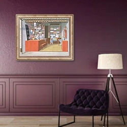 «Theatre Shop» в интерьере в классическом стиле в фиолетовых тонах