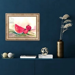 «Watermelon 1» в интерьере в классическом стиле в синих тонах