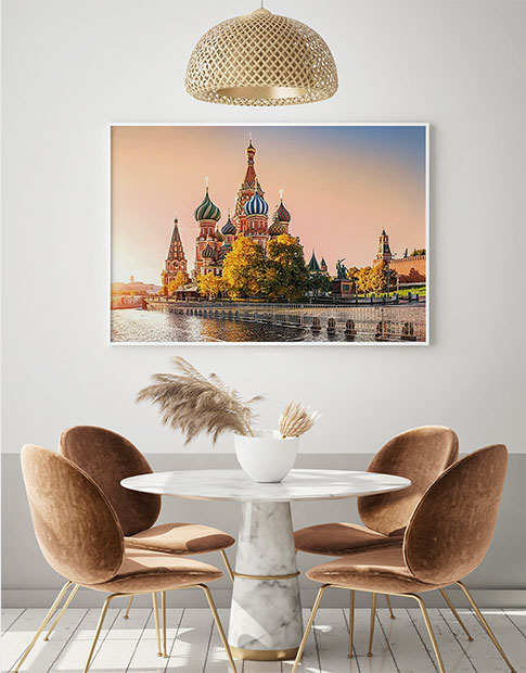 постеры и картины с видами красной площади Москвы