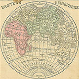 Копии гравюр с картами мира