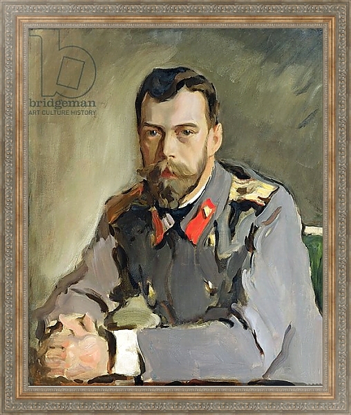 Постер Portrait of Nicholas II, 1900 с типом исполнения На холсте в раме в багетной раме 484.M48.310