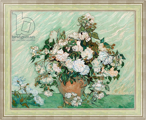 Постер Roses, 1890 с типом исполнения На холсте в раме в багетной раме NA053.0.113