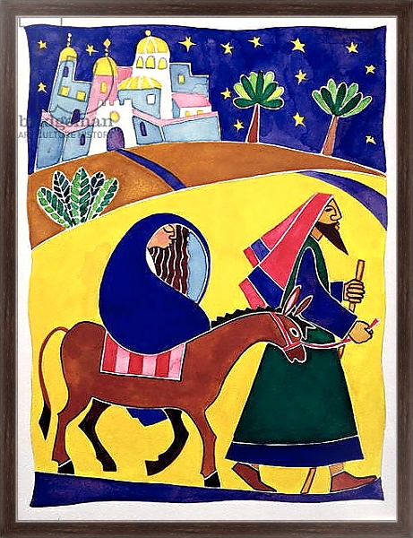 Постер Journey to Bethlehem с типом исполнения На холсте в раме в багетной раме 221-02