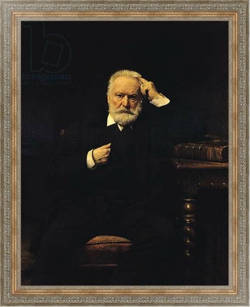 Постер Portrait of Victor Hugo 1879 с типом исполнения На холсте в раме в багетной раме 484.M48.310