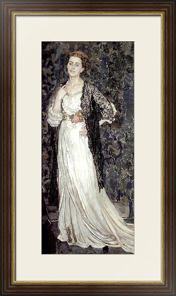 Постер Портрет Марины Эрастовны Маковской с типом исполнения Под стеклом в багетной раме 1.023.036