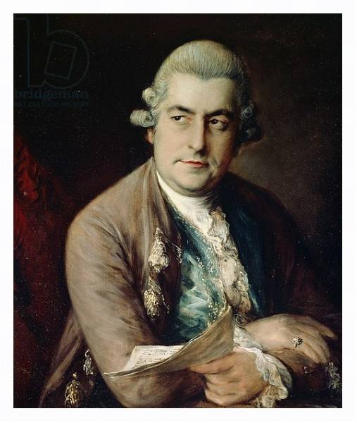 Постер Johann Christian Bach, 1776 с типом исполнения На холсте в раме в багетной раме 221-03