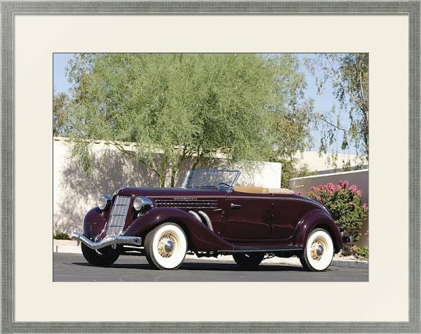 Постер Auburn 852 SC Convertible Coupe '1936 с типом исполнения Под стеклом в багетной раме 1727.2510