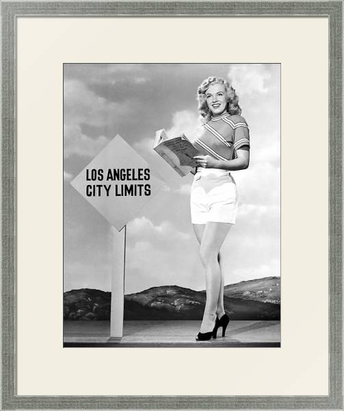 Постер Monroe, Marilyn 70 с типом исполнения Под стеклом в багетной раме 1727.2510