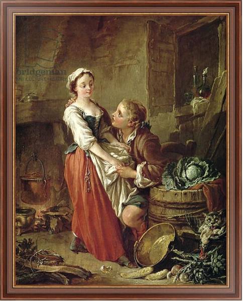 Постер The Beautiful Kitchen Maid с типом исполнения На холсте в раме в багетной раме 35-M719P-83