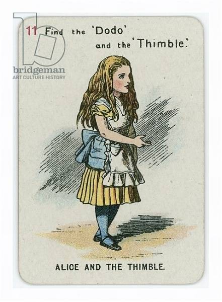 Постер Alice and the Thimble с типом исполнения На холсте в раме в багетной раме 221-03