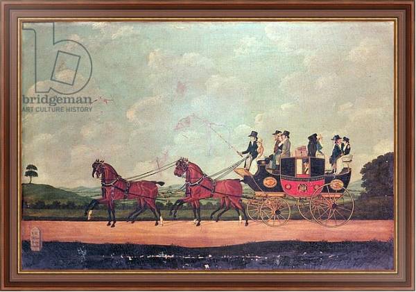 Постер The Dartford, Crayford and Bexley Stagecoach с типом исполнения На холсте в раме в багетной раме 35-M719P-83