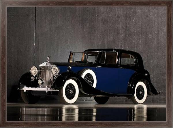 Постер Rolls-Royce Phantom Sedanca de Ville (II) '1937 с типом исполнения На холсте в раме в багетной раме 221-02