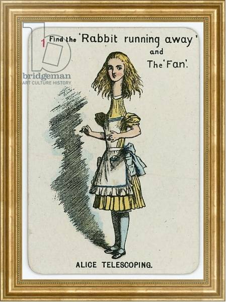 Постер Alice Telescoping с типом исполнения На холсте в раме в багетной раме NA033.1.051