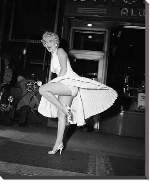 Постер Monroe, Marilyn (Seven Year Itch, The) 7 с типом исполнения На холсте без рамы