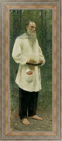 Постер Portrait of Lev Tolstoy 1901 с типом исполнения На холсте в раме в багетной раме 484.M48.310