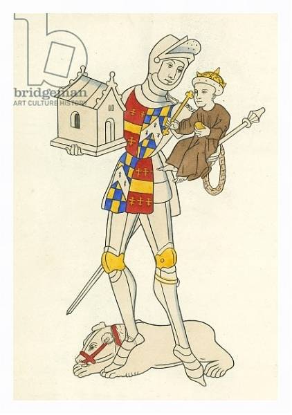 Постер Richarde de Beauchamp, Earl of Warwick 1483-5 с типом исполнения На холсте в раме в багетной раме 221-03