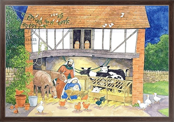 Постер Nativity 2 с типом исполнения На холсте в раме в багетной раме 221-02