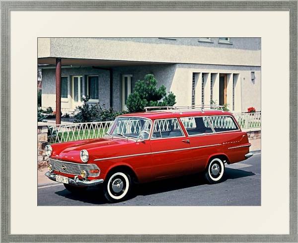 Постер Opel Rekord Caravan (P2) '1960–63 с типом исполнения Под стеклом в багетной раме 1727.2510
