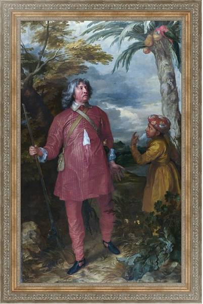 Постер Вильям Филдинг, 1-й граф Денбиг с типом исполнения На холсте в раме в багетной раме 484.M48.310