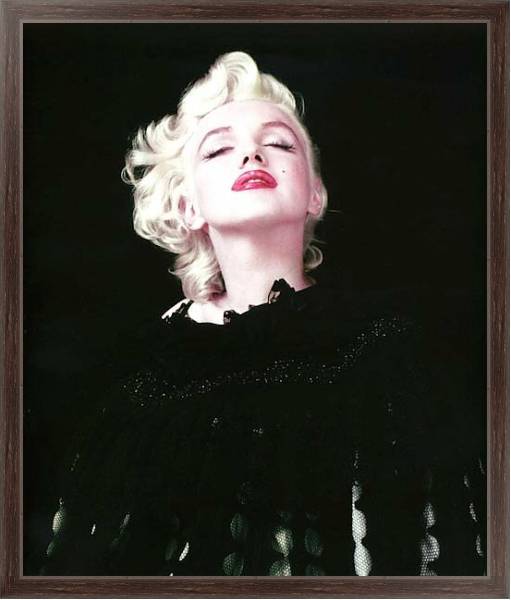 Постер Monroe, Marilyn 103 с типом исполнения На холсте в раме в багетной раме 221-02