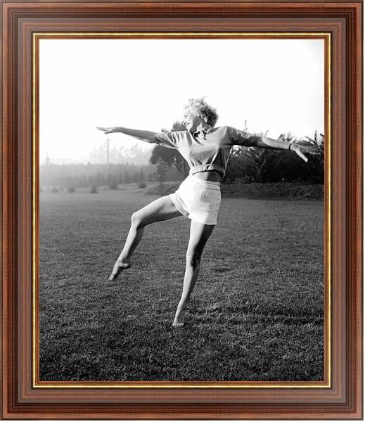 Постер Monroe, Marilyn 14 с типом исполнения На холсте в раме в багетной раме 35-M719P-83