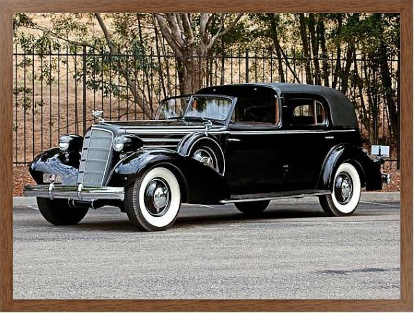 Постер Cadillac V12 370-D Town Cabriolet by Fleetwood '1935 с типом исполнения На холсте в раме в багетной раме 1727.4310