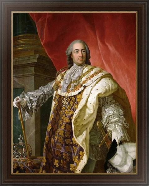 Постер Louis XV с типом исполнения На холсте в раме в багетной раме 1.023.151