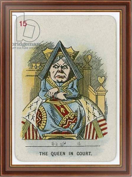 Постер The Queen in Court с типом исполнения На холсте в раме в багетной раме 35-M719P-83