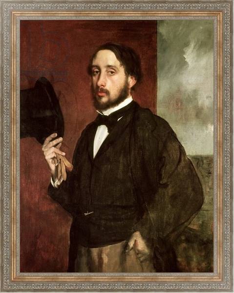 Постер Self portrait, c.1862 с типом исполнения На холсте в раме в багетной раме 484.M48.310