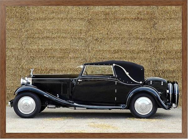 Постер Rolls-Royce 20 25 Drophead Coupe '1932 с типом исполнения На холсте в раме в багетной раме 1727.4310