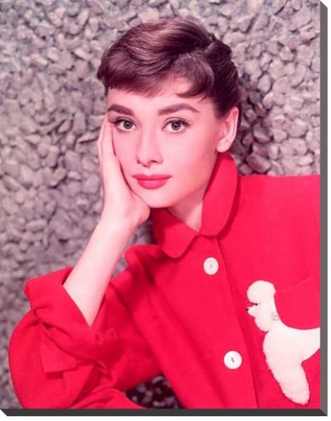 Постер Hepburn, Audrey 30 с типом исполнения На холсте без рамы